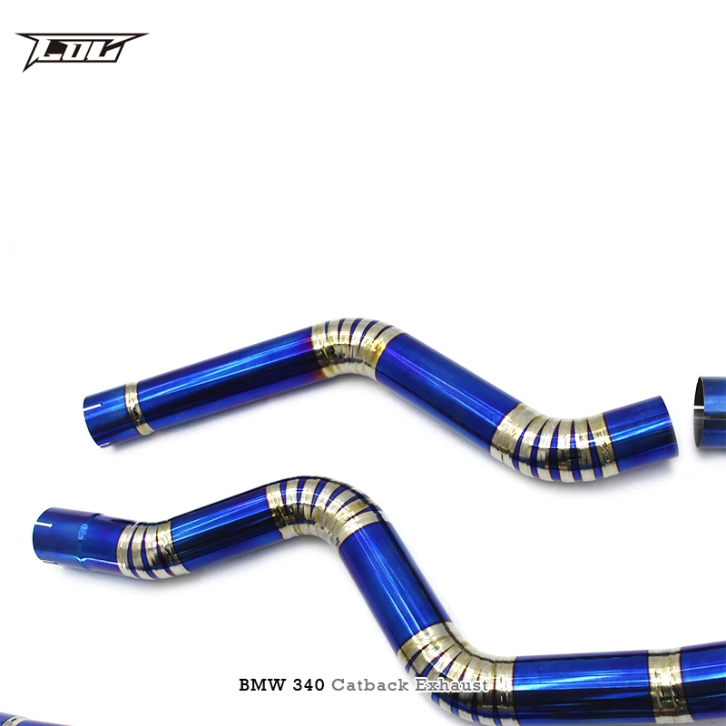 Factory outlet Titanium Catback Exhaust For BMW 340/340i 3.0T 2016-2023 Exhaust System Exhaust Pipe Muffler Escape