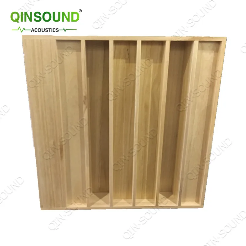 Qinsound Factory  Environmental Friendly Sound Absorption wood acoustic  QRD diffuser panel For Home Theater Wall (60731800947)