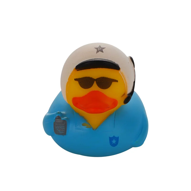 Rubber Little Small Duck Baby Shower Water Bath Toy Plastic Floating Bathroom Toys Weighted