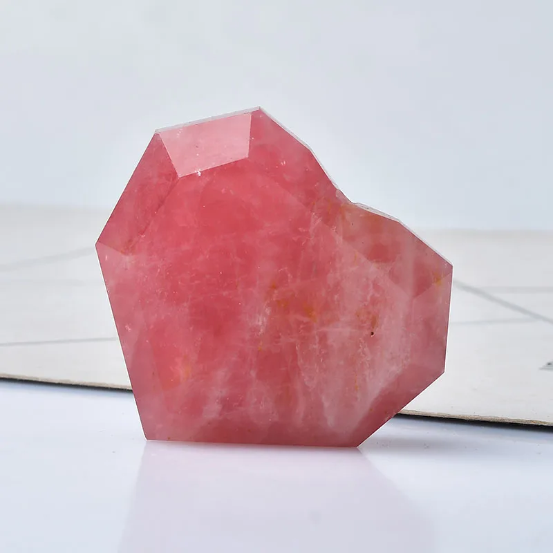 Wholesale Natural Heart Shape Amethyst Energy Healing Mineral Stone Crystals Heart for Wedding Gifts