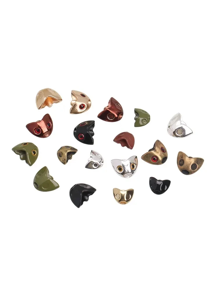 Fly Tying Sculpin Head 3D Fish Eyes Fast Sinking Fish Sculpin Helmet Fly Tying Material Trout Fishing Lures