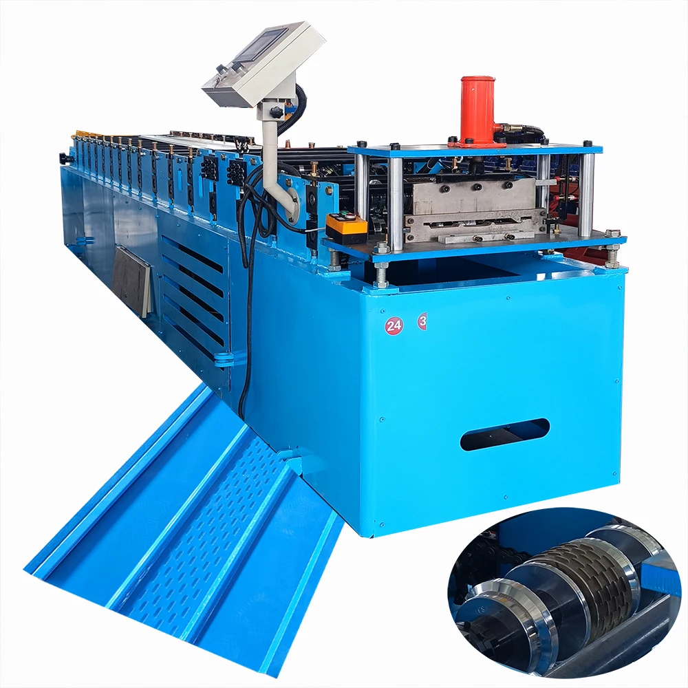 Full Automatic Steel Foot Plate Scaffold Plate Making Walk Board Roll Forming Machine