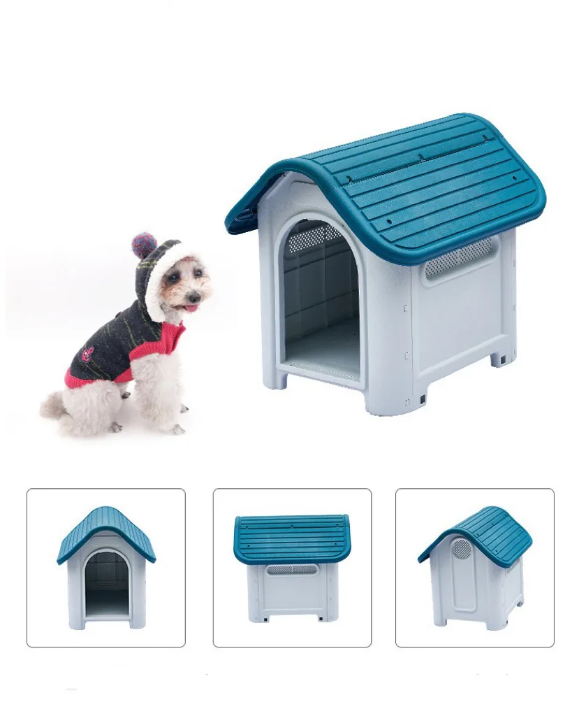 Cages Cage, Carrier & House Type and Dogs Application plastic dog kennel  / dog house