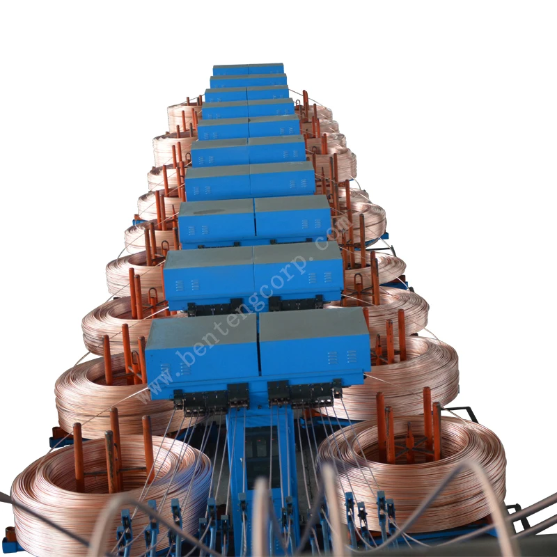 oxygen free copper rod continuous casting machine scrap copper rod upcast machine