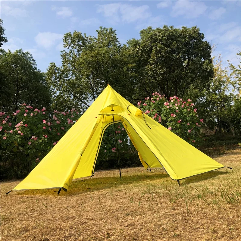 Mountaincattle Chinese Factory Hexagonal Tent Flysheet One Pole Outdoor Tipi Camping Tent