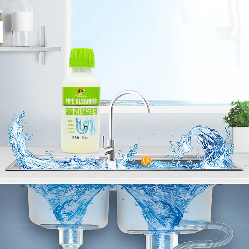 Quick effect low temperature reaction 500ml drain Cleaner pipeline dredge agent