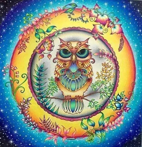 
ODM/OEM cuadros decorativos Anime Owl painting canvas scenery wall painting motivational wall art pinturas al oleo toil 