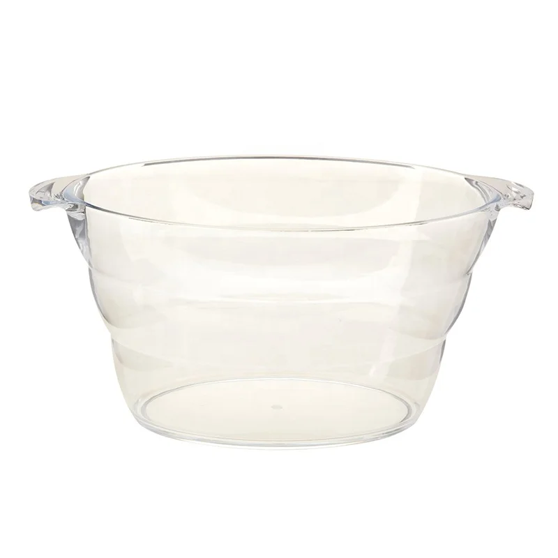 Acrylic PS plastic coolers Wine Party Drink Tub wine ice chilled bucket 12L