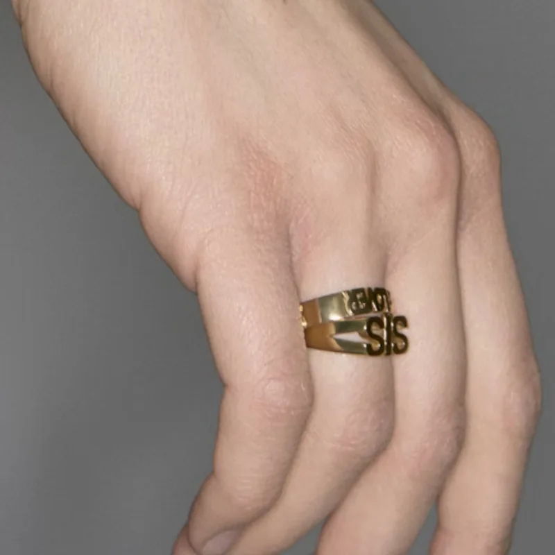 Кольцо из нержавеющей стали PVD 18k