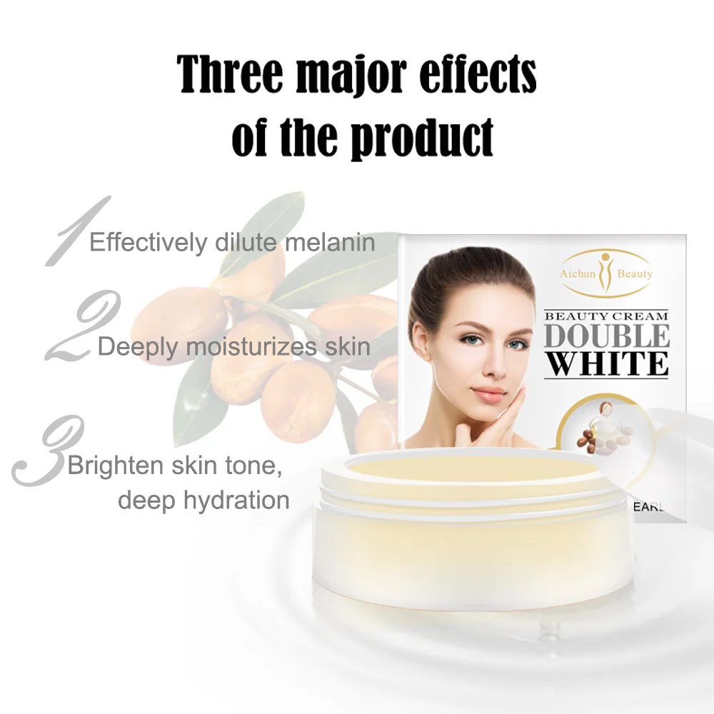 Ai Chun Pearl & Argan Oil Cream Lazy Face Cream Concealer Nourishing Brightening Improve Skin Tone 30g