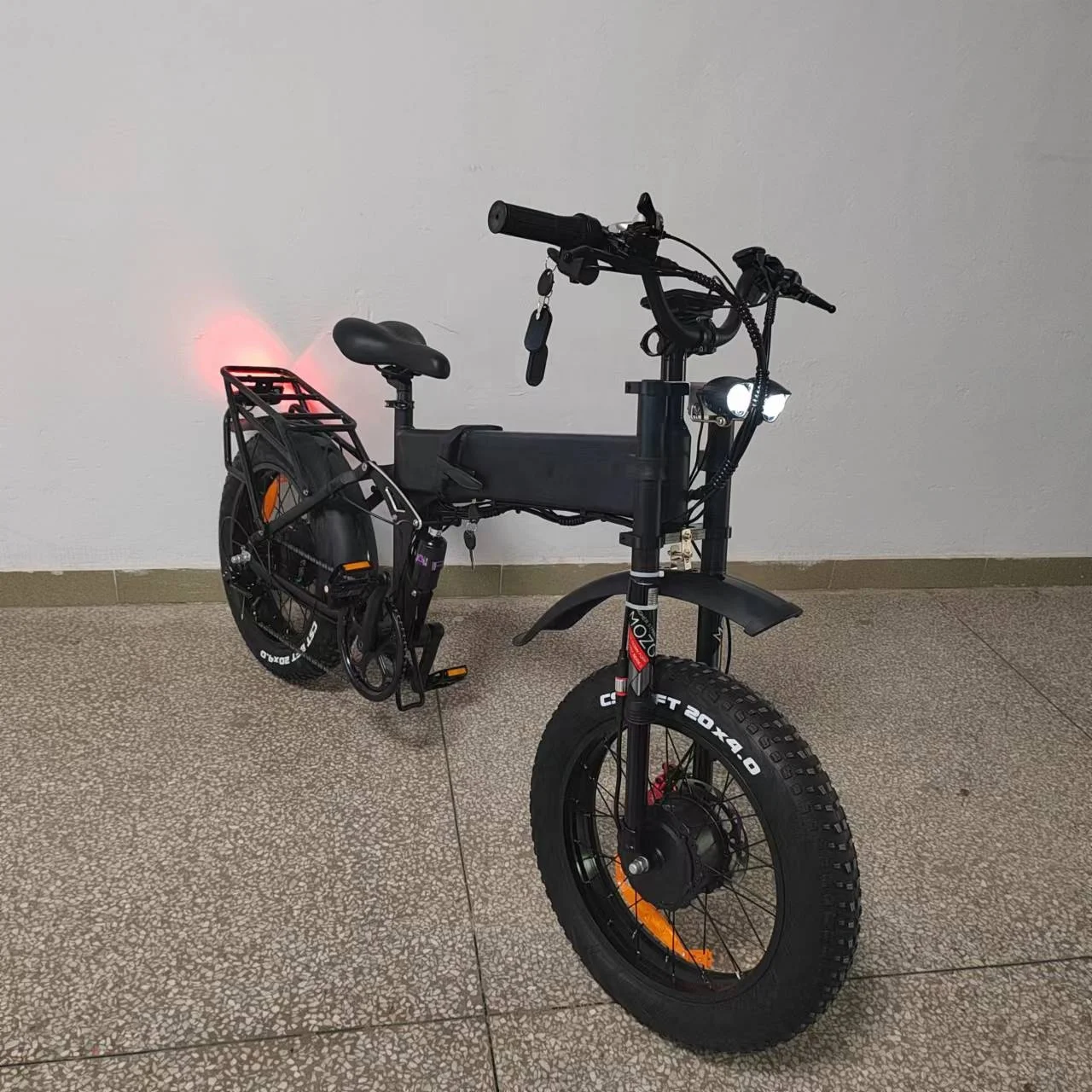2000 Вт складной электрический велосипед с двойным двигателем Bafang 52v21Ah масляный тормоз полной подвеской толстая шина рама из алюминиевого сплава городской электровелосипед