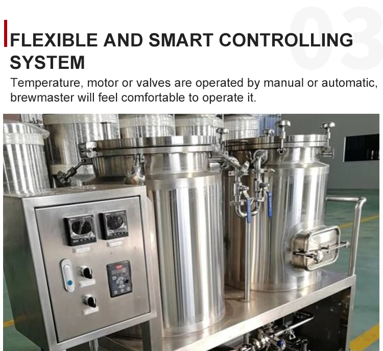 Microbrewery Beer Fermenting System Stainless Steel Copper Draft Beer Machine For Brewpub Brewmaster