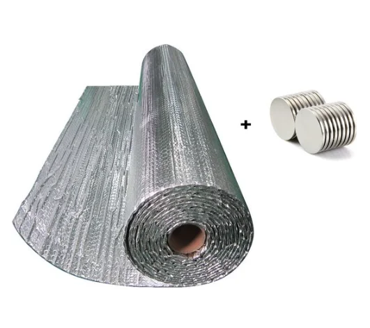 Оболочка радиатора для дома теплоотражающая изоляция отражатель из фольги 5 м x 60 см-3 6 мм