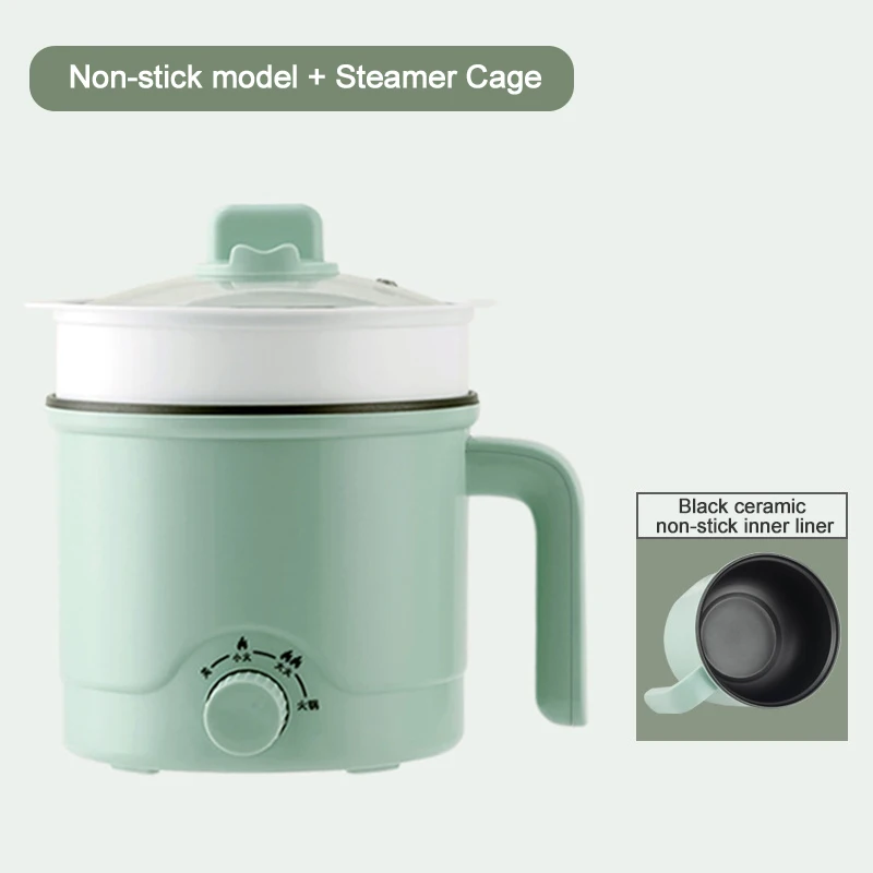 1.8L Household Small Multifunctional Cooker Electric Cooking Pot Mini Electric Frying Pan Cooker