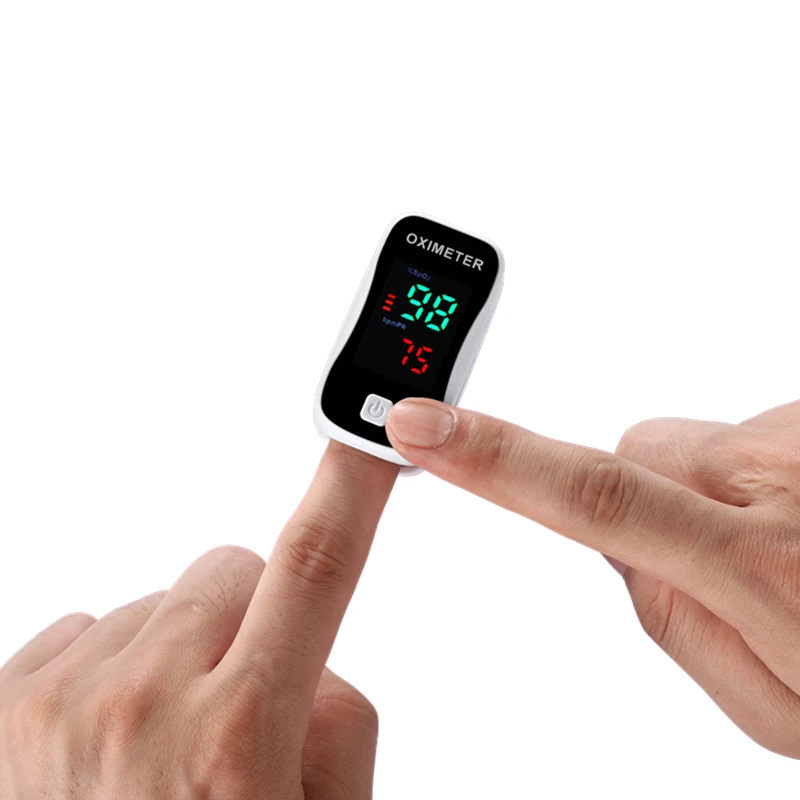 The Portable Pulse Oximeter For Home With LED Display Screen