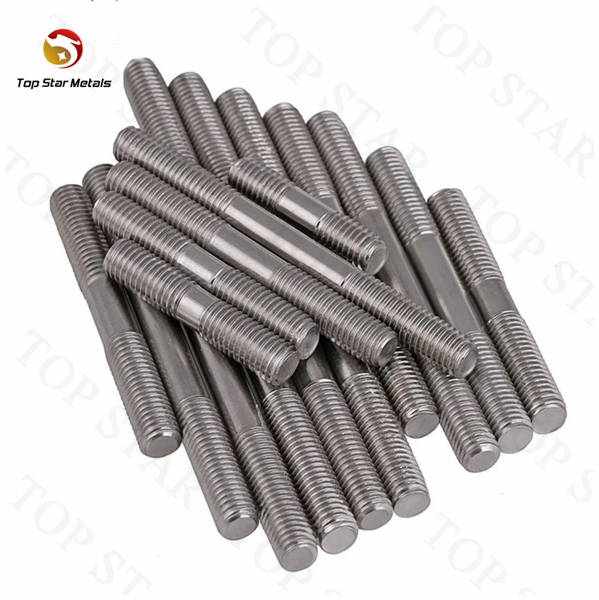 TITST Gr5 Titanium Bolt M3 M4 M5 M6 M8 M10 M12 M14 M16 Metric Full Threaded Bar Stud Rod bolt  Grade 2 Titanium Screw