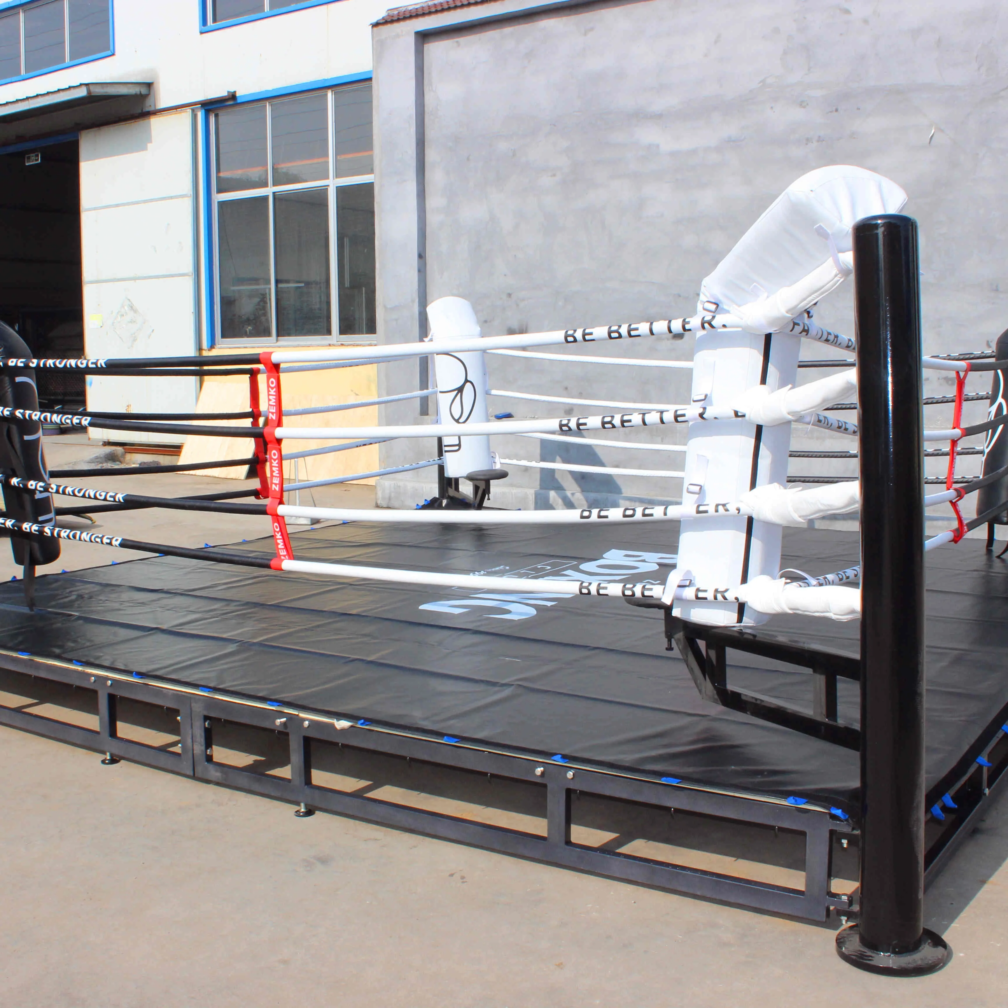 Gym Equipment Elevated 100Cm Canvas Cover Boxing Ropes For Professional Training Wrestling Ring Toy