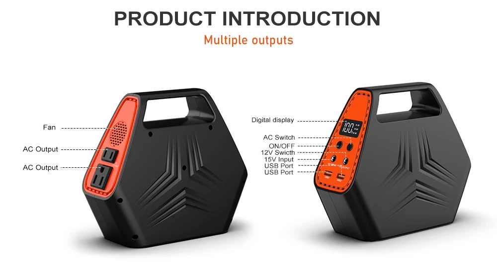 Прямые продажи с фабрики портативная электростанция 100 Вт литиевая батарея резервный генератор солнечной энергии для аварийного использования