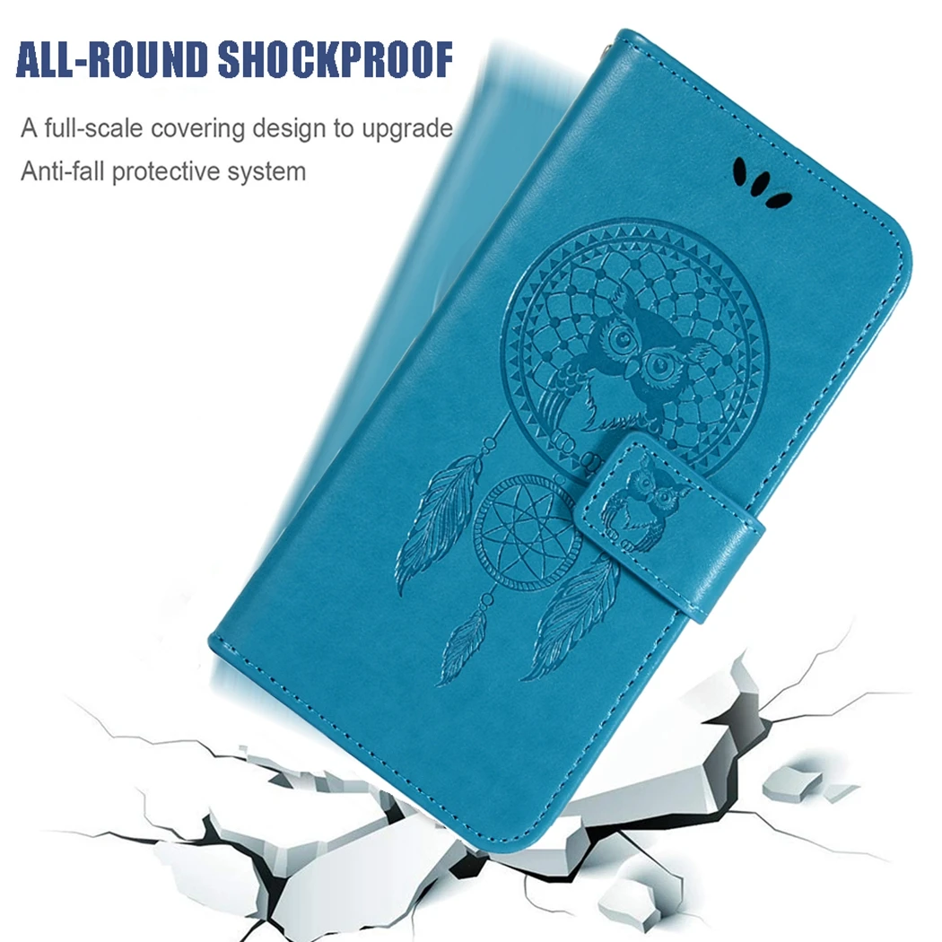 Wallet Card TPU Flip Cover For Google Pixel 6 PRO 4A 4 3A 3 2 XL Wind Chimes Owl PU Leather For Nokia G300 8.3 5.4 2.4 3.4 Case