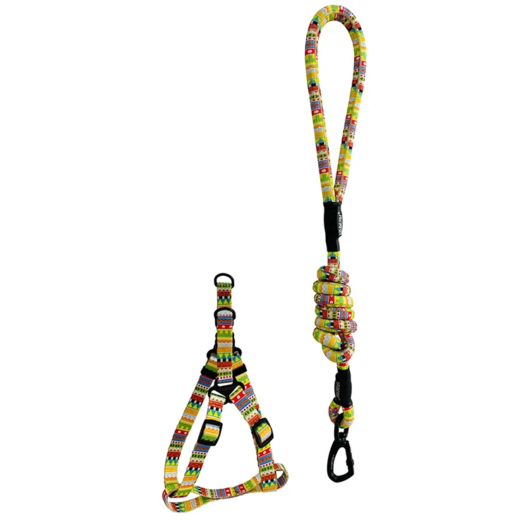 Dog Traction Rope Chest Strap Harness Vest Type Hauling Long Pet Lead Rope
