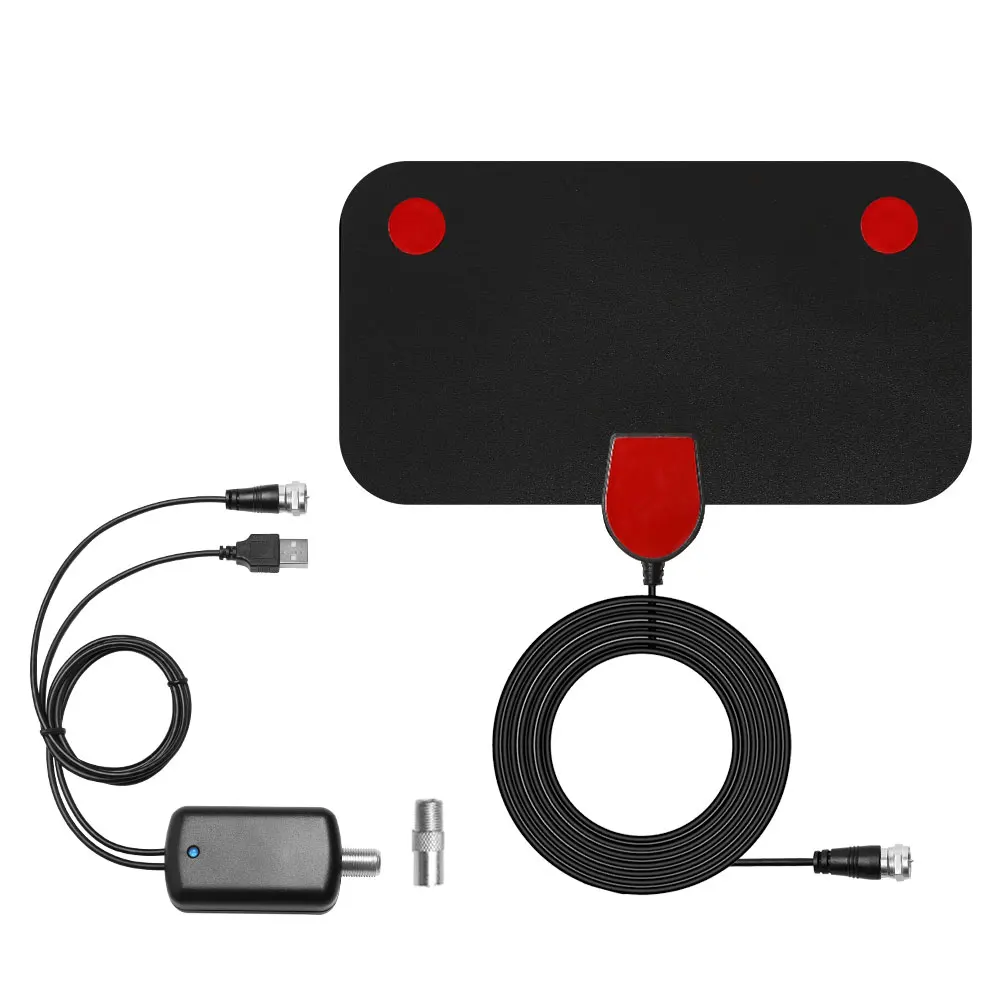 Wholesale Price Indoor Amplified Hd Tv Antenna Support 8k 4k 1080p Vhf Uhf Indoor Tv Antenna