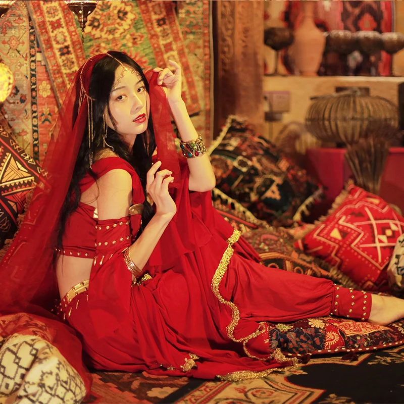 Egyptian sexy dancer goddess cosplay Princess Aladdin professional belly dance costume