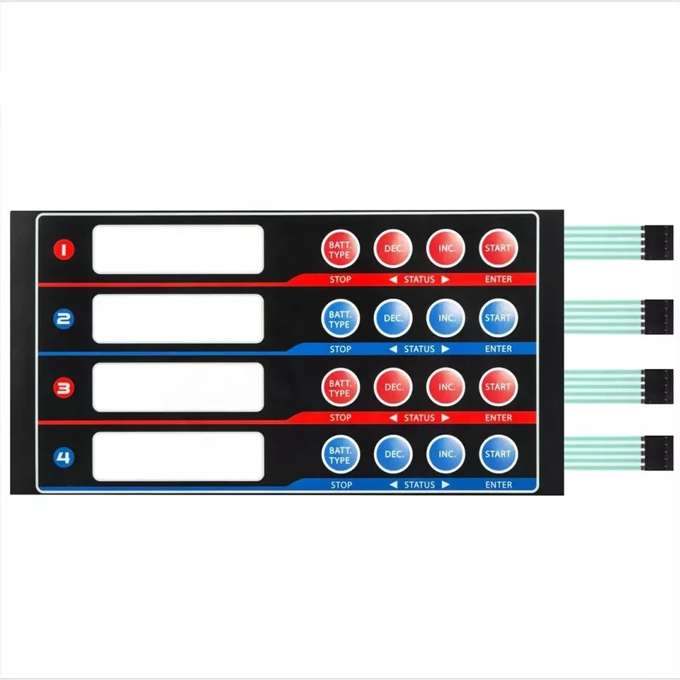 Waterproof Graphic Overlay LED Key Custom Membrane Switch Panel Keypad Keyboard