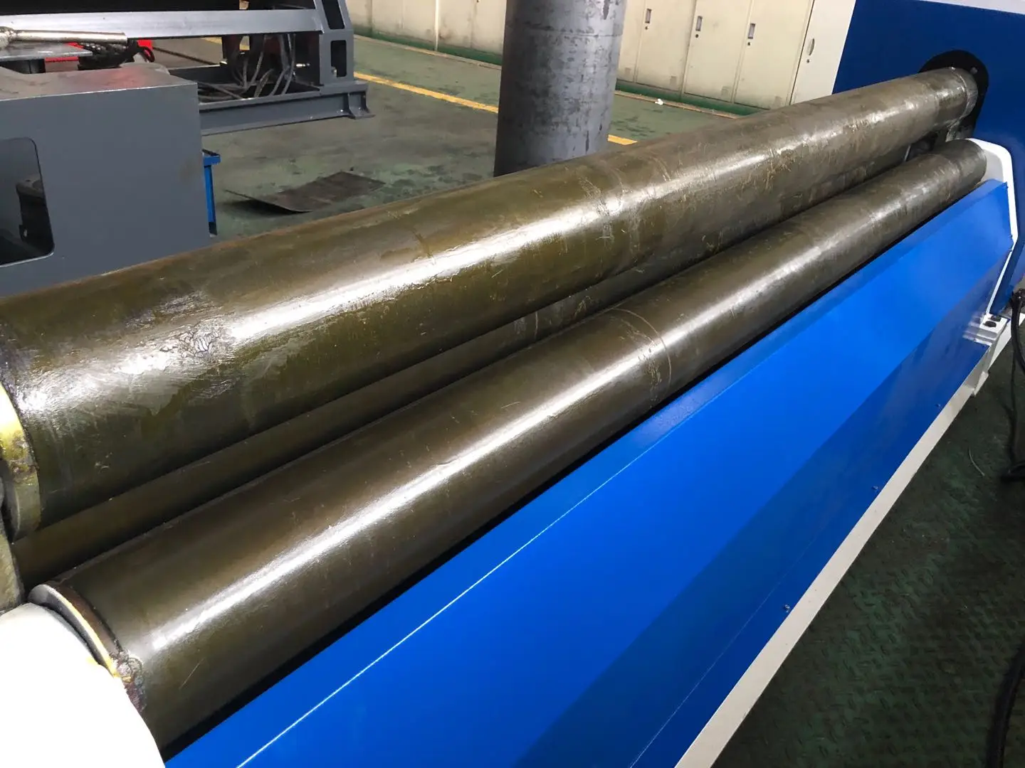 metal plate stainless steel sheet 3 roll rolling machine W11