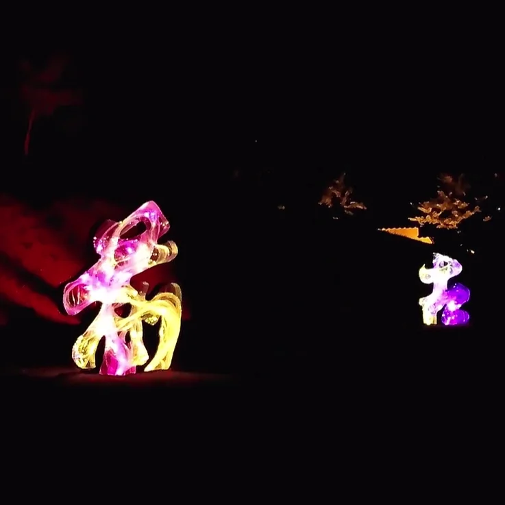 Christmas decorative grand light holiday lighting Outdoor Color Changing Optical Fiber Light