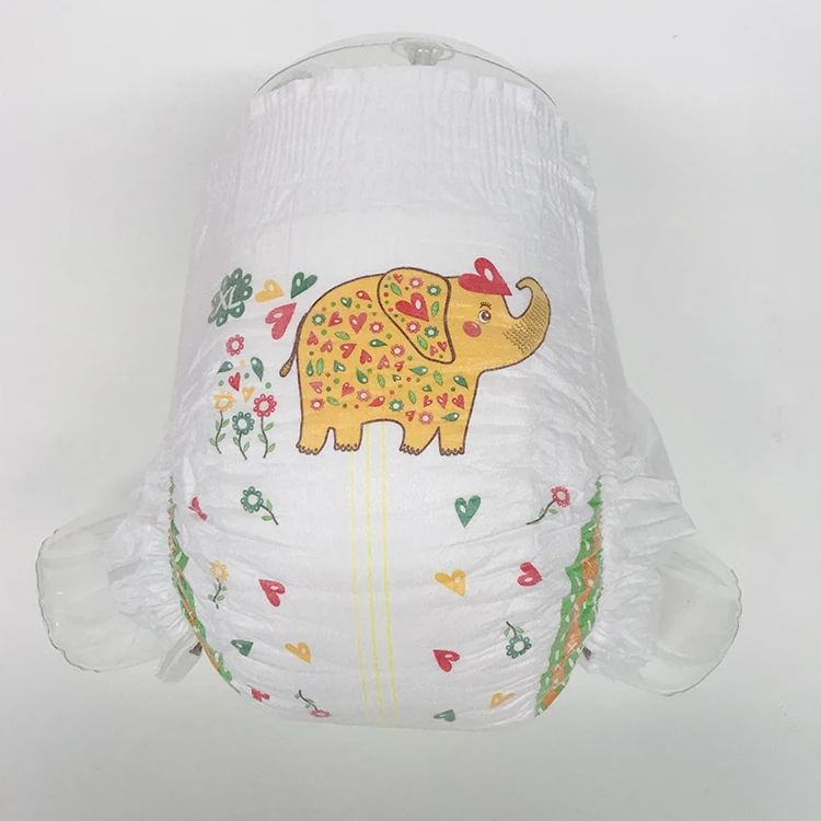 Baby Diaper OEM Branding Baby Diapers Malaysia Market Manufacturer Disposable Fluff Pulp Tapes Diaper 6000ml Printed Dry Surface