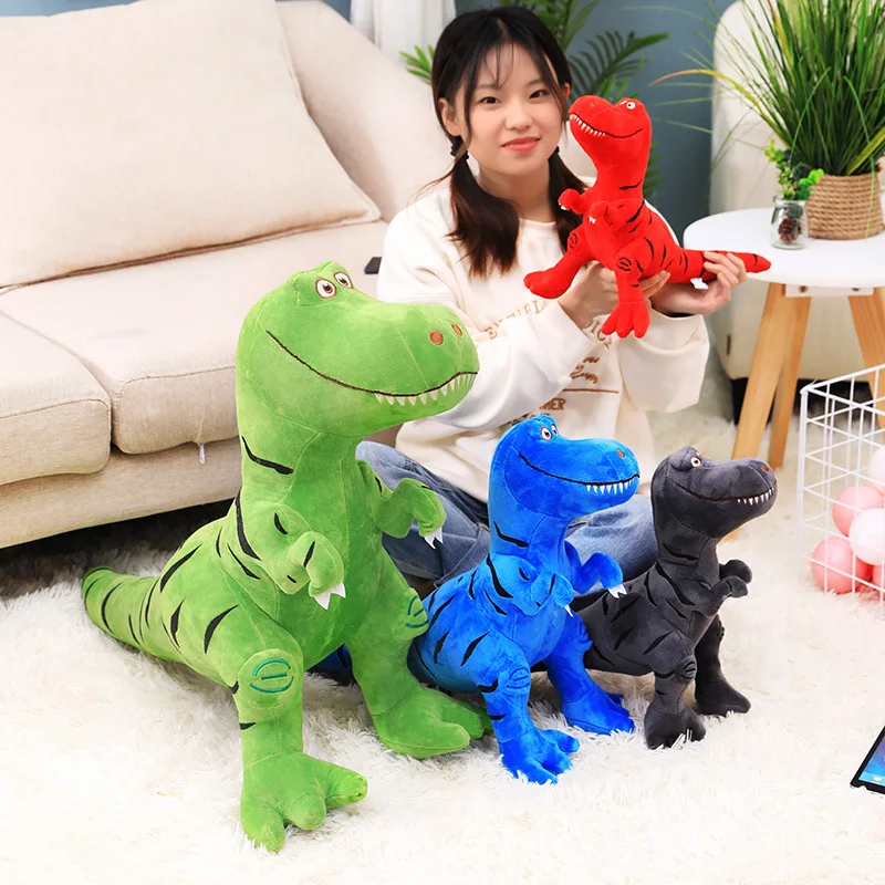 
55cm Super Soft Fabric Dinosaur Doll Hand Puppet Customized Stuffed Toy Dinosaurs 