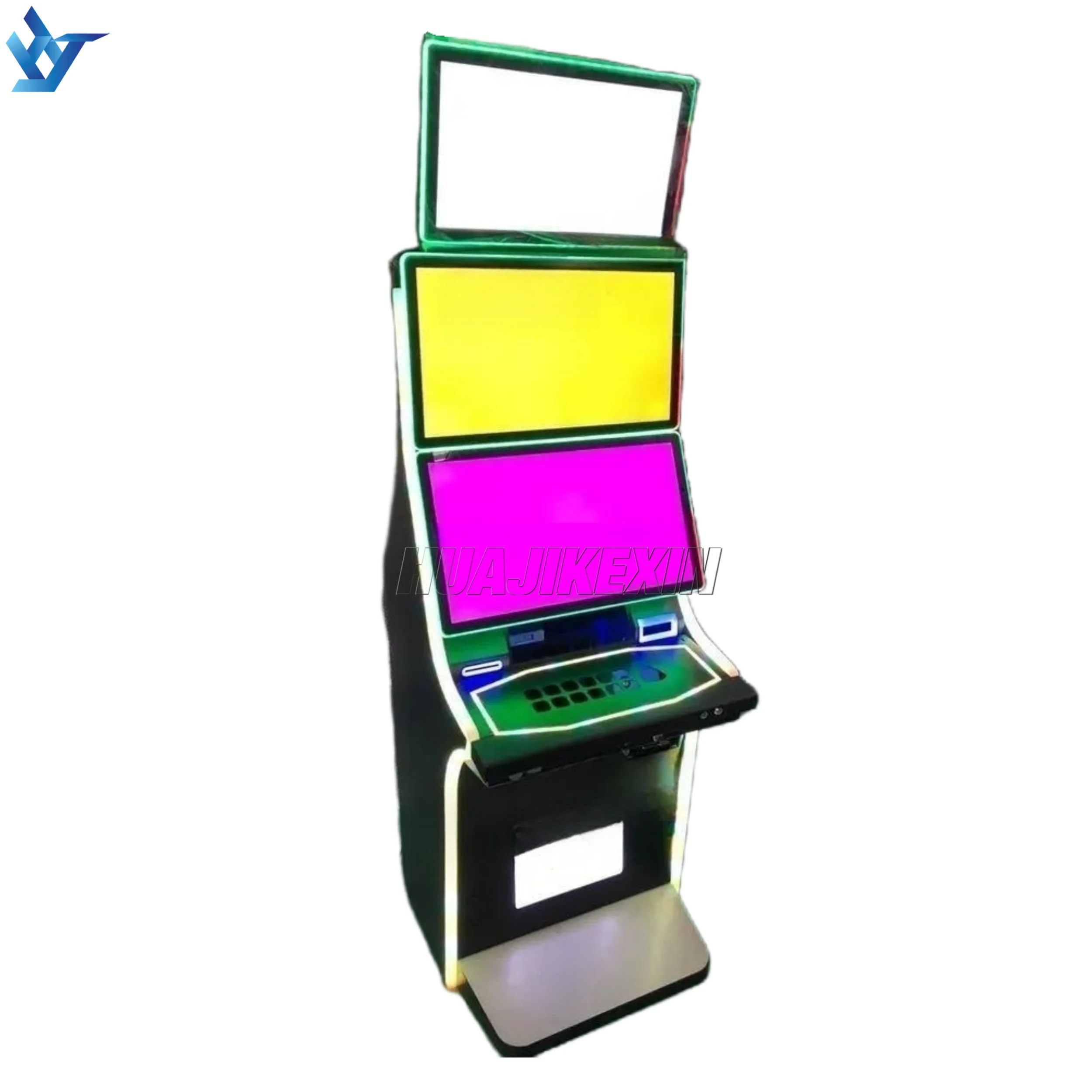 2023 USA Popular 27 inch LED Triple Monitor Metal Cabinet Computer PC For Skill Game Machine