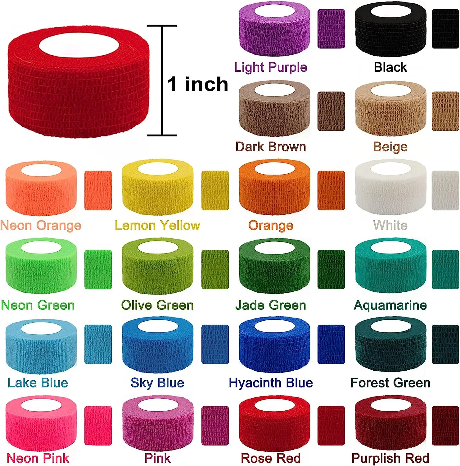 Factory Directly Sale Self-Adhesive Non Woven Cohesive Bandage Elastic Bandage for Skin Care