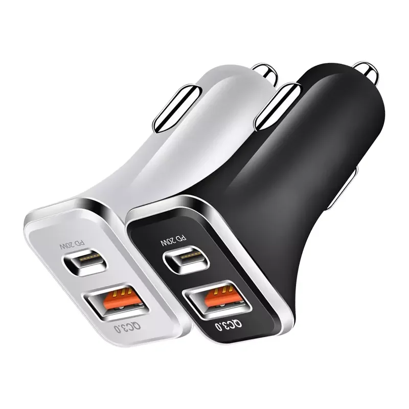 Dual Port 36w Qc3.0 usb C Chargeur Carregador Cargador Rapido Cellular Oraimo Fast Usb Pd Sarj Car Charger Mobile Phone Charger
