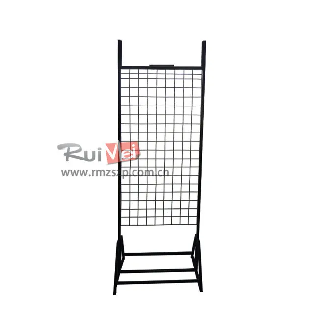 Customized Phone Accessories Display Rack Metal Wire Grid Display Stand Charger Display
