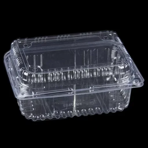 Eco-friendly plastic clear fruit box clamshell fruit and vegetable packaging blister box