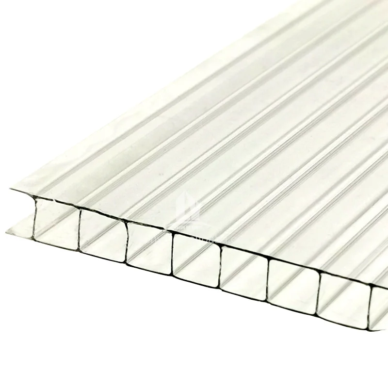 Greenhouse Plastic Sheets Pc Hollow Sheets Virgin Clear Polycarbonate Hollow Sheet For Garden Greenhouses