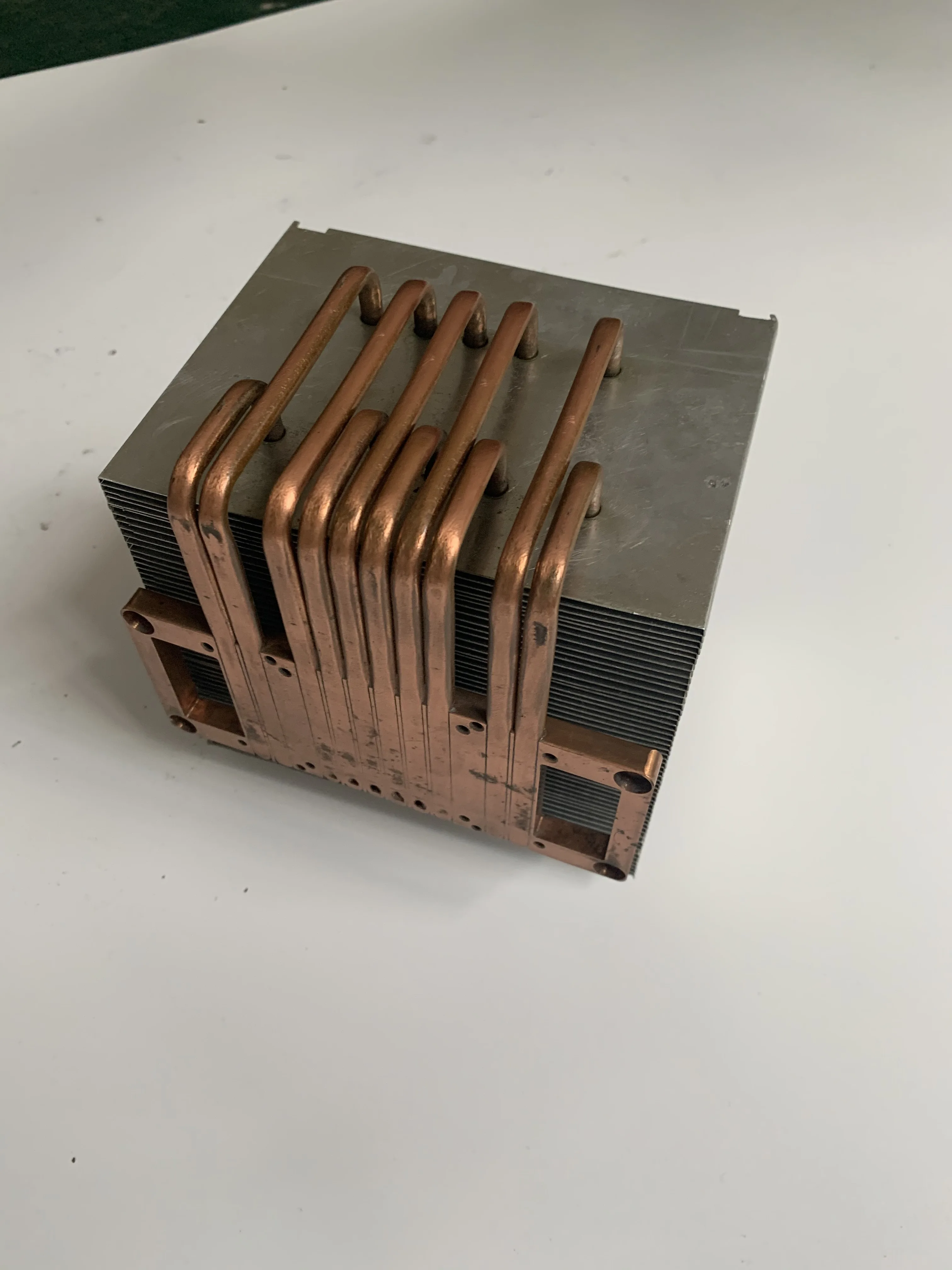 LED Cooler Heatsinks with Copper Sintered Heat Pipe Copper Heat Sink Module 5 Heat Pipe