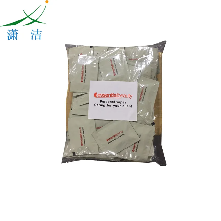 Custom alcohol free lemon fragrance personal wipes