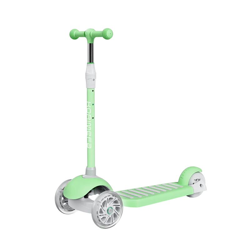 2021 Hot sale Wholesale Led Adjustable Height Kids Kick Scooter With 3 Flash light Wheels for Children