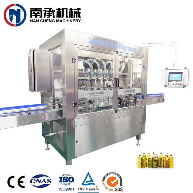 Automatic Liner Type Oil Filling Capping And Sealing Machine With Palm Linseed Canola Liquid Oil Price