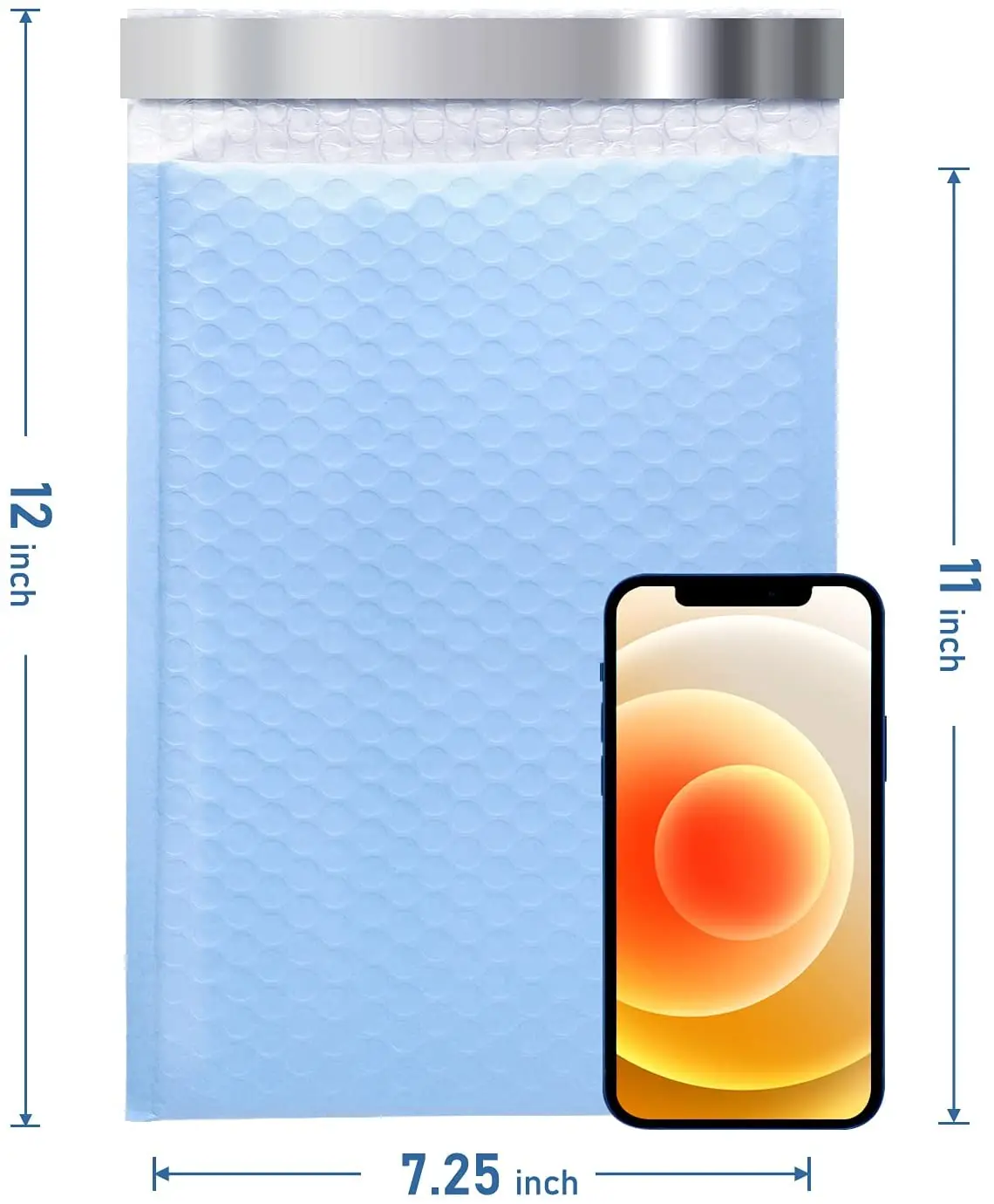 Factory Customized Logo Printed Biodegradable Blue Pink Plastic Air Bubble Padded Envelope Wrap Shipping Bag Poly Bubble Mailer