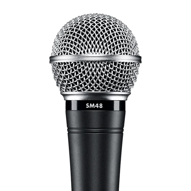 SM48 Cardioid Dynamic Microphone for Speech Singing Stage Performance with XLR Connector