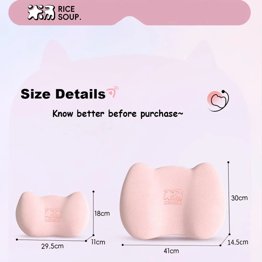 7° Space Memory Foam Car Seat Neck Support Pillow, Premium Car Seat Ergonomic Neck Pillow for Driver Gift