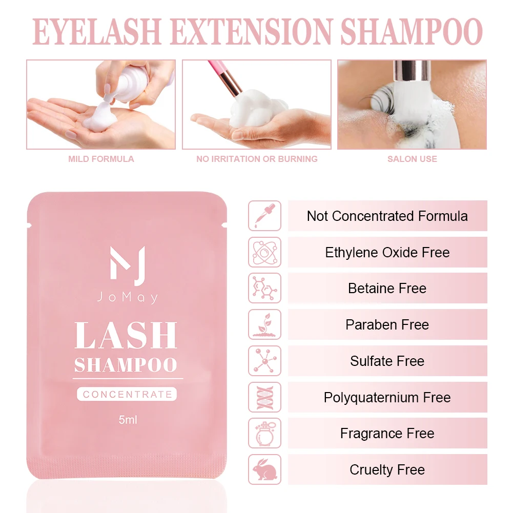 custom set vegan private label shampooing personalised make your own lash shampoo