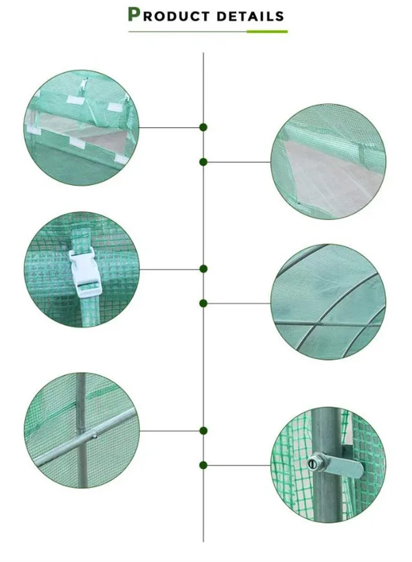 H200xW300xL900 DoorTunnel  Greenhouse  Garden   Walk In Greenhouse Storm Shelter