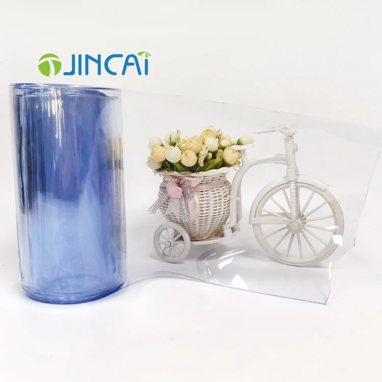 Оптовая продажа, занавески JINCAI из ПВХ на заказ, суперпрозрачная мягкая занавеска для душа из ПВХ с вышивкой