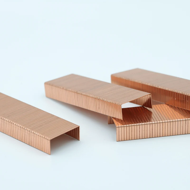 China manufacturer 16Ga Fine Wire Staples 15mm Copper Carton Closing  3515 Staple Pins