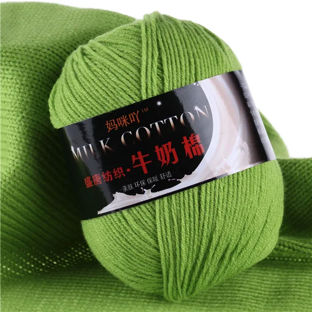 Оптовая продажа, 80% хлопок, 20% акриловая хлопковая молочная пряжа по низкой цене, крашеная пряжа