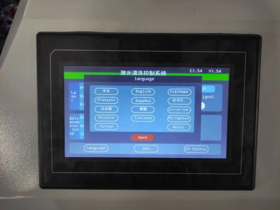 Compact laser cleaning machine metal laser cleaning 1000w 1500w laser cleaning rust removal price